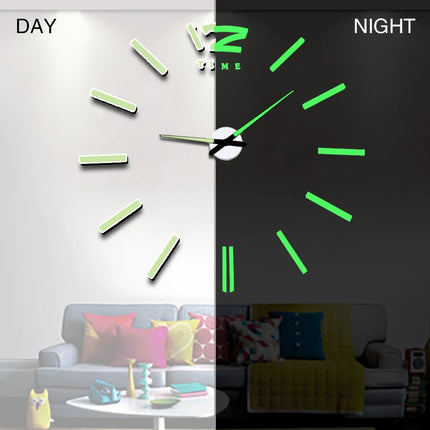 Luminous Modern Digital 3D-DIY Wall Clock - Home & Garden Mad Fly Essentials