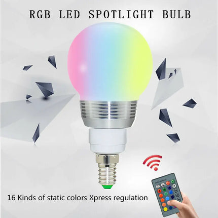 16Color Changing LED RGB Globe Light Bulbs