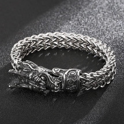 Men Stainless Dragon Vikings Bracelet