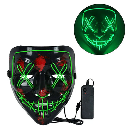 LED Luminous Halloween Party Costume Mask - Kids Shop Mad Fly Essentials