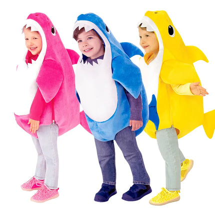 Baby Girl 3 Color Shark Party Outfit