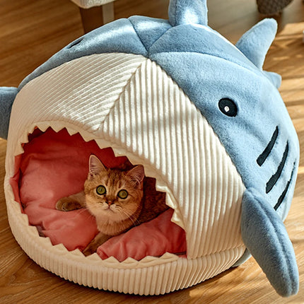 Enclosed Portable Cat Pet Dog Bed