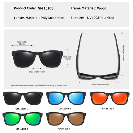Women Sunglasses Bamboo Luxury Vintage Eyewear - Women Sunglasses - GM - Mad Fly Essentials