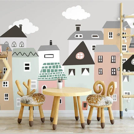 Custom Modern 3D Scenic City Mural Wallpaper - Mad Fly Essentials