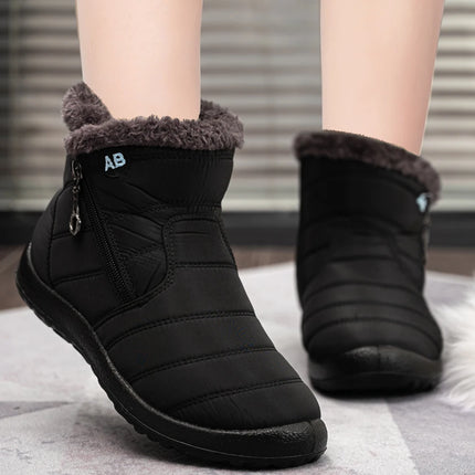 Women Winter Plush Ankle Snow Boots