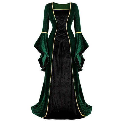 Women Renaissance Irish Medieval Costume Dress - Mad Fly Essentials
