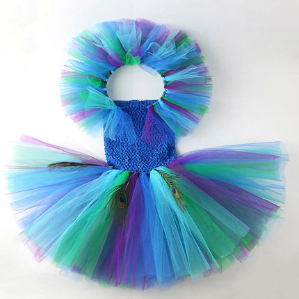 Party Dress Girl Gradient Mesh Princess Birthday Dress - Party Dress - Doker - Mad Fly Essentials