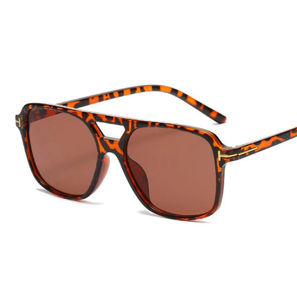 Men Retro Vintage Square UV400 Sunglasses