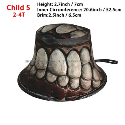 Men Scary Mouth Knitted Beanies Bucket Hats