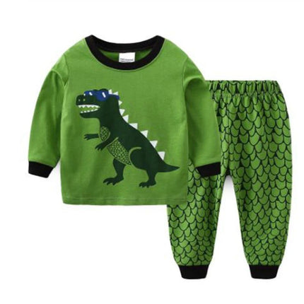 Baby Boys 2-7Year Long Dinosaur Pajama Sets