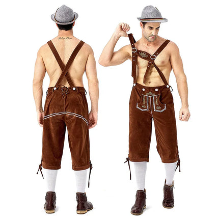 Men Bavarian Oktoberfest Bartender Halloween Costume