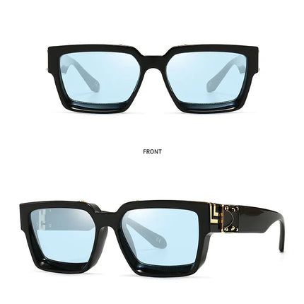 Women Vintage Blue Jaded UV400 Sunglasses