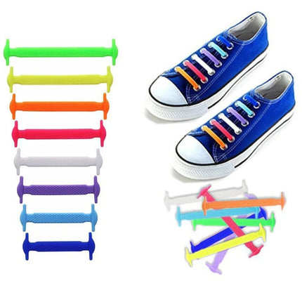Elastic 16-Color Goodbye Tie Shoe Laces