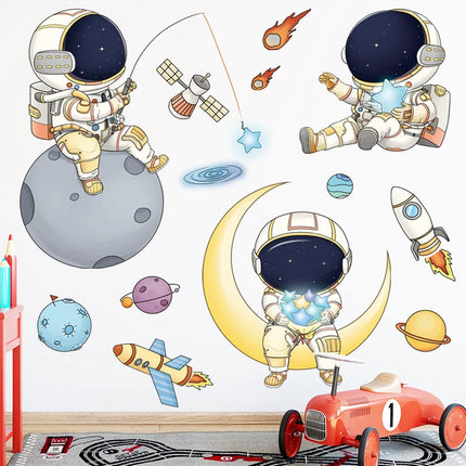 Kids Room Space Astronaut 3D Wall Stickers