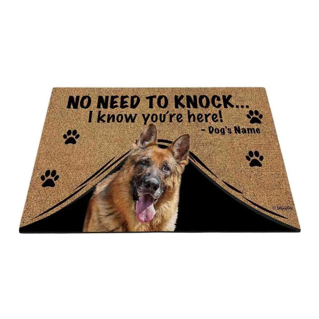 Personalized Dog Name Outdoor Doormat