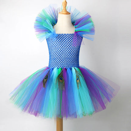Party Dress Girl Gradient Mesh Princess Birthday Dress - Party Dress - Doker - Mad Fly Essentials