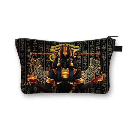 Women Egyptian Art Makeup Cosmetic Bags - Beauty & Health Mad Fly Essentials