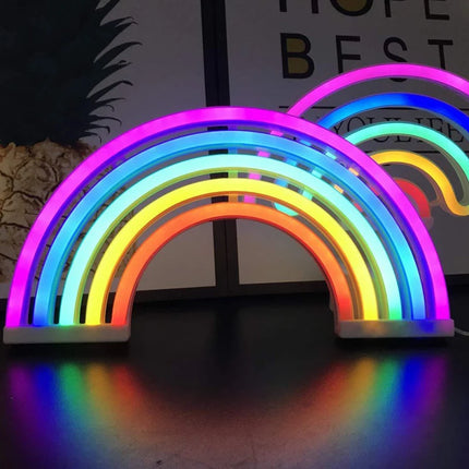 LED Neon Rainbow Sign Wall Decor