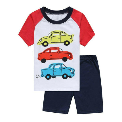 Baby Boy Green Dinosaur Top+Pants Pajama Sleepwear Set - Kids Shop Mad Fly Essentials