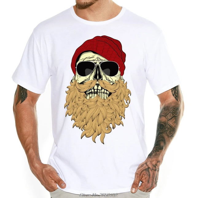 Men's Funny Bearded 3D Casual Tees