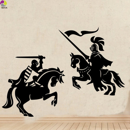 Medieval Knight Warrior 3D Wall Stickers