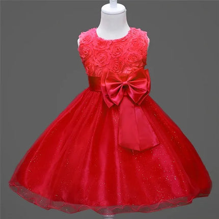Party Dress Girl Summer Bow Wedding Party Dress - Party Dress - Adogirl - Mad Fly Essentials