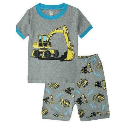 Baby Boy Truck-Climber Red-Plaid Pajama Set - Kids Shop Mad Fly Essentials