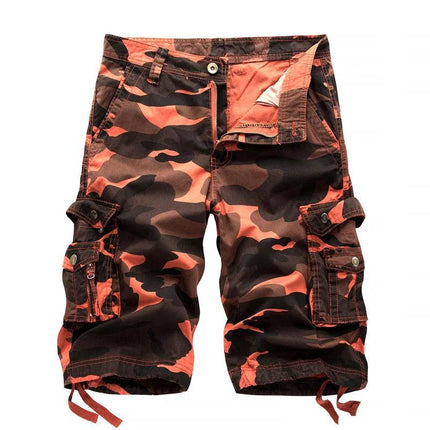 Camo Summer Casual Men Cargo Shorts - Mad Fly Essentials