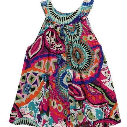 Baby Girl Bohemian Ruffled Beach Dress - Kids Shop Mad Fly Essentials