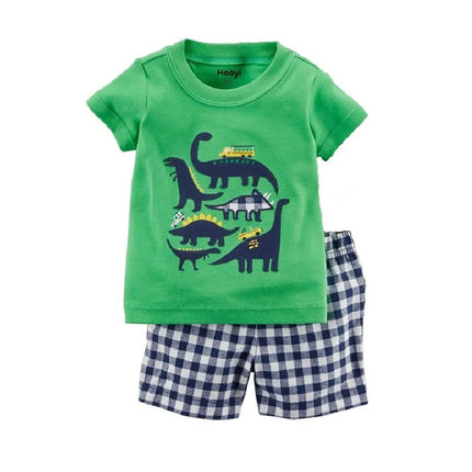Baby Boy Camouflage Dinosaur 2pc Pajama Sleepwear Set