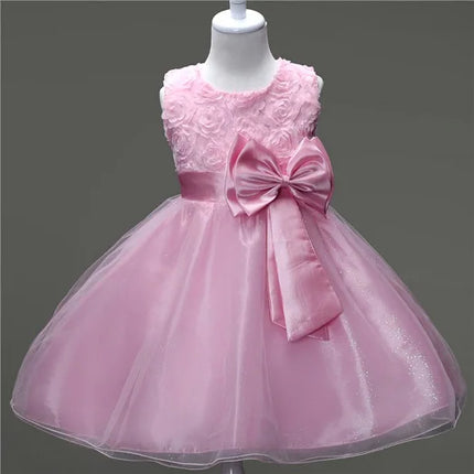 Party Dress Girl Summer Bow Wedding Party Dress - Party Dress - Adogirl - Mad Fly Essentials