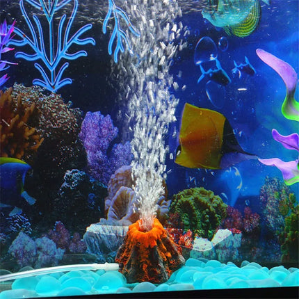Volcano Shaped Aquarium Fish Tank Decor