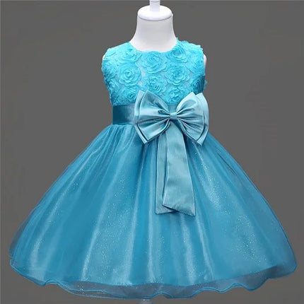 Party Dress Girl Summer Bow Wedding Party Dress - Party Dress - Adogirl - Mad Fly Essentials