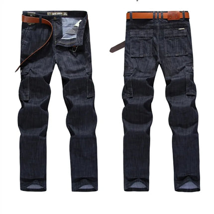 Men Casual Military style 29-40 Cargo Jeans