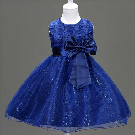 Party Dress Girl Summer Bow Wedding Party Dress - Party Dress - Adogirl - Mad Fly Essentials