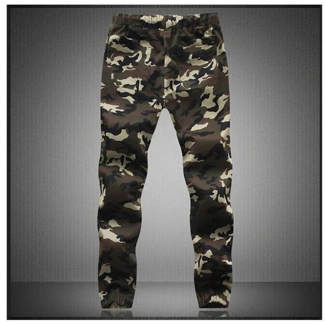 Men Camouflage Full Fitness Cargo Pants - Mad Fly Essentials