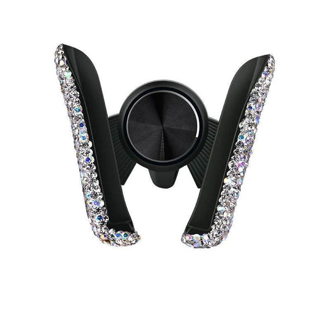 Universal Rhinestone Smartphone Air Vent Mount - Mad Fly Essentials