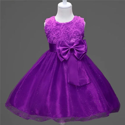 Party Dress Girl Summer Bow Wedding Party Dress - Party Dress - Adogirl - Mad Fly Essentials