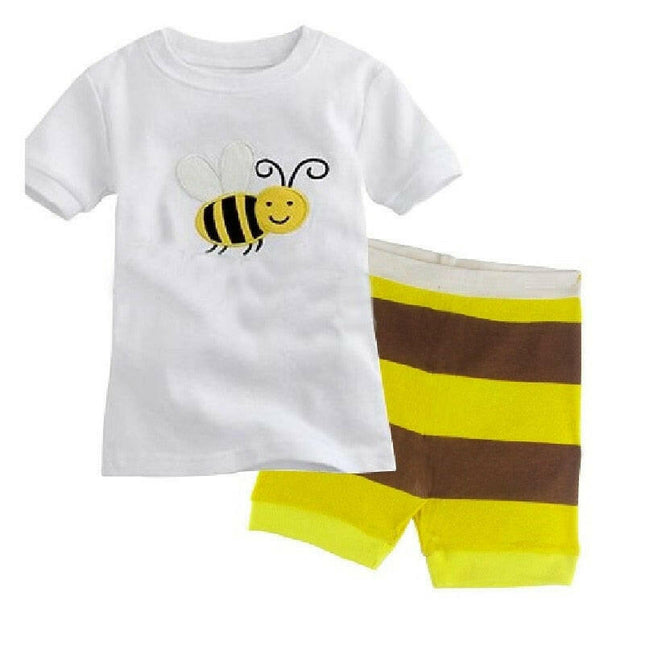 Baby Boys Elephant Striped Pajama Sleepwear Set - Kids Shop Mad Fly Essentials