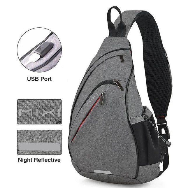 Men One Shoulder Backpack Crossbody Bag - Mad Fly Essentials