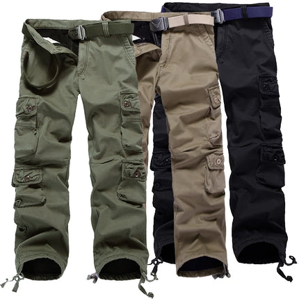 Men Tactical Camo Multifunctional Cargo Pants
