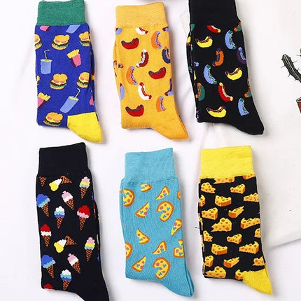 Socks Women Cute Cartoon 4pair Fashion Long Footwear - Socks - Vogul - Mad Fly Essentials