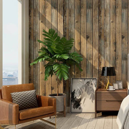 Retro Wood Grain Peel Stick 3D Wallpaper - Mad Fly Essentials