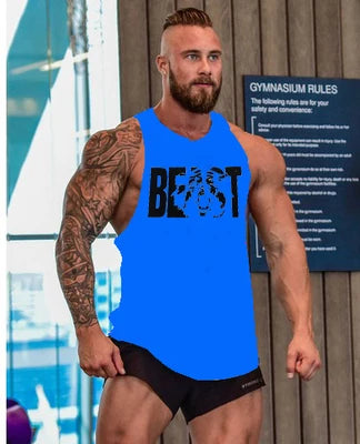 Tank Top Men Beast Activewear Bodybuilding Top - Tank Top - Fitness Essentials - Mad Fly Essentials