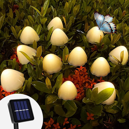 Solar LED Mushroom 10-30 Outdoor Wedding Party Fairy Lights