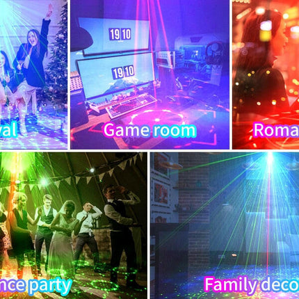 DJ Party Disco-Voice-Controlled Stage Strobe Projector-Lights - Lighting & Bulbs Mad Fly Essentials