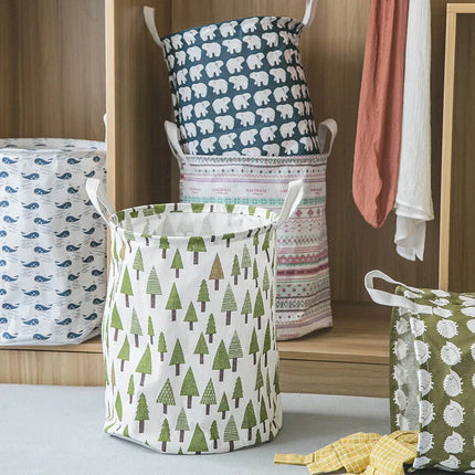 Storage Solutions Round Dog Flamingo Animal Laundry Basket - Storage Solutions - Briteplus - Mad Fly Essentials
