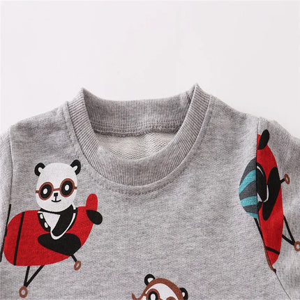 Baby Boy Long Panda Animal Sweaters