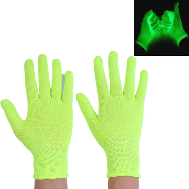 Luminous Fluorescent Hand Magic Gloves Party Supplies