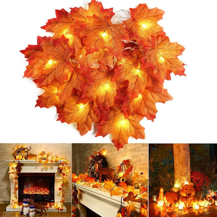 Halloween Decor 2-6M Maple Leaf DIY LED String Lighting - Halloween Decor - ECLH - Mad Fly Essentials